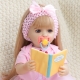 Силиконовая кукла Реборн девочка Оля 55 см, говорящая